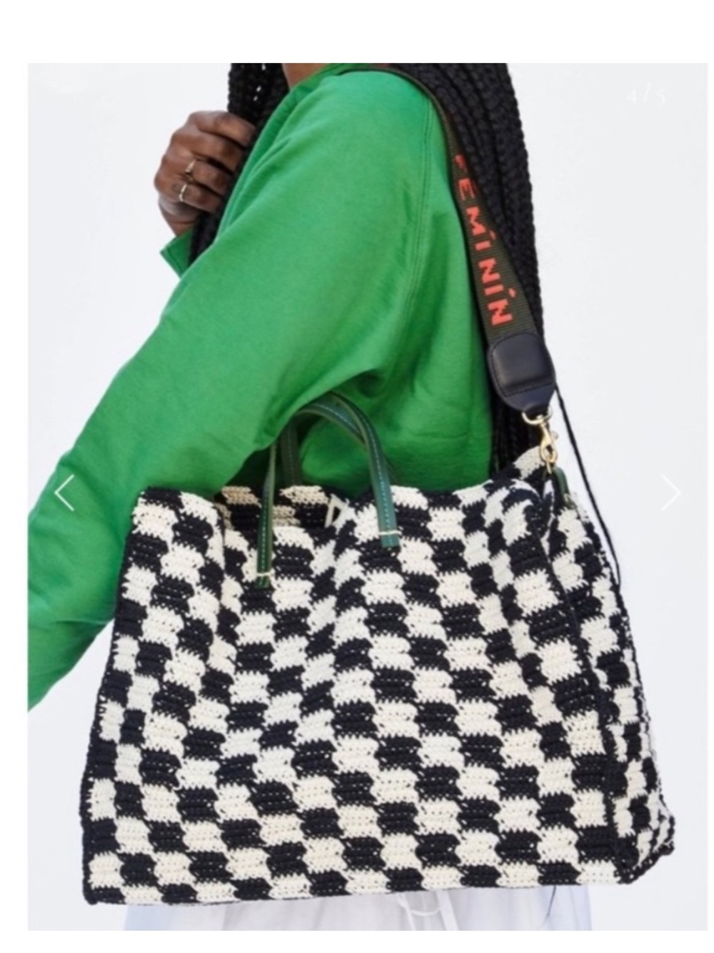 Clare V shoulder strap - Picture 2 of 7